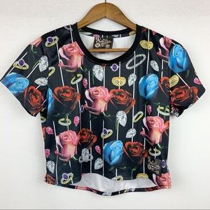 Soho Babe Rings & Roses Beaute Fatale Crop Top